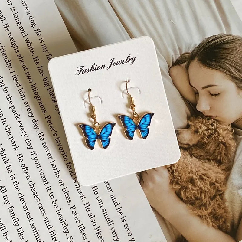 Butterfly Necklace & Earrings