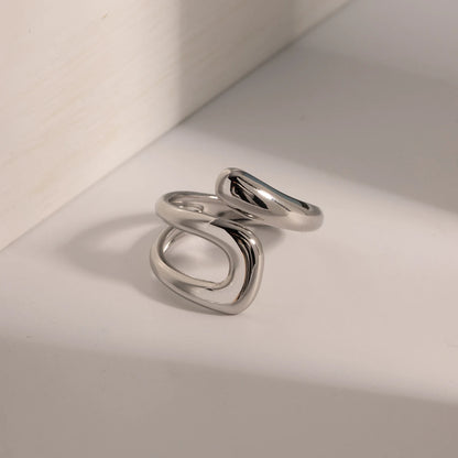 Hollow Layered Ring