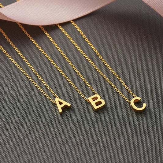 Single Letters Name Necklace