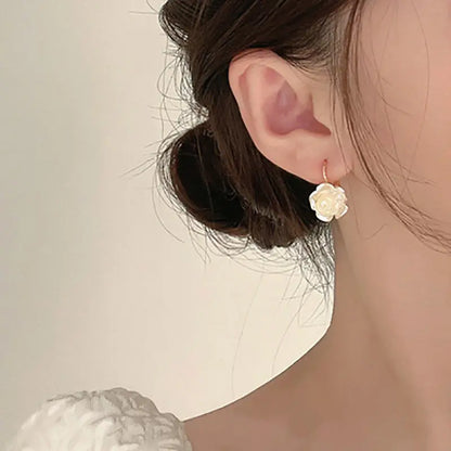 Enamel Flower  Earrings