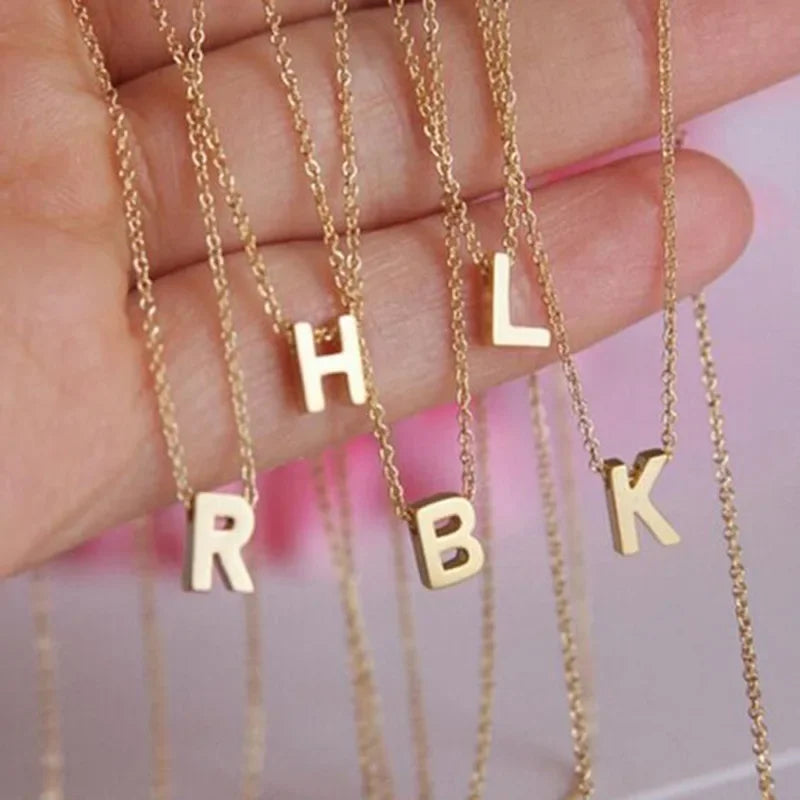 Single Letters Name Necklace