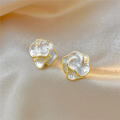 Enamel Flower  Earrings